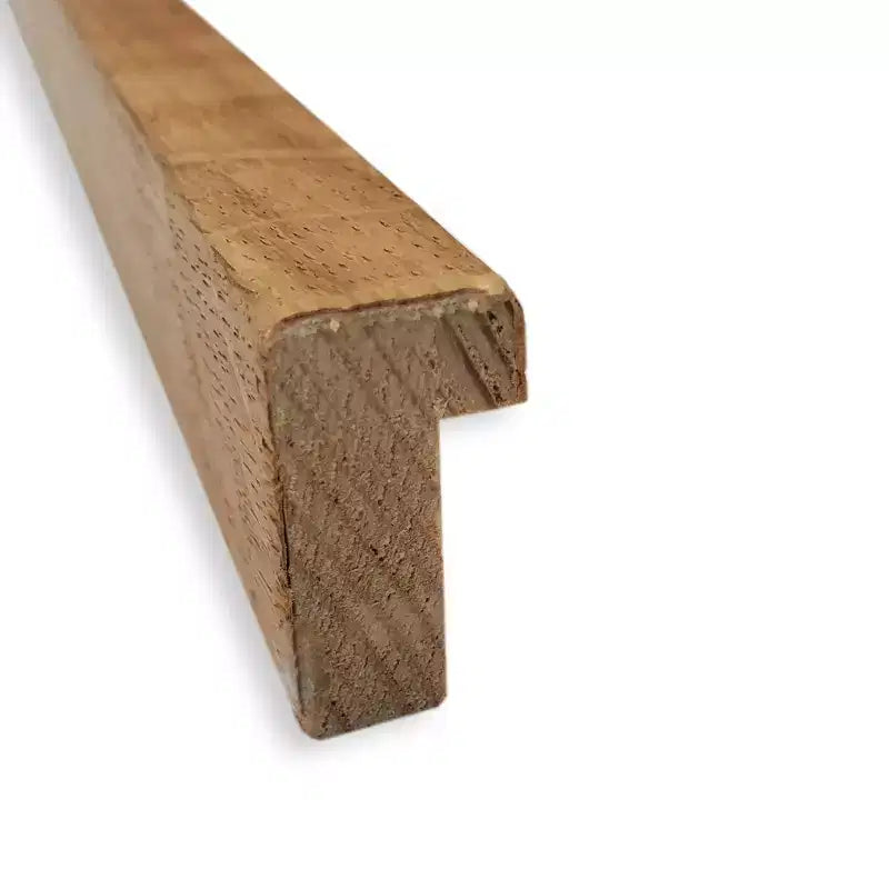 39 Zoll x 28 Zoll schmaler goldener Holz-Wandspiegel (ohne Facettenschliff)