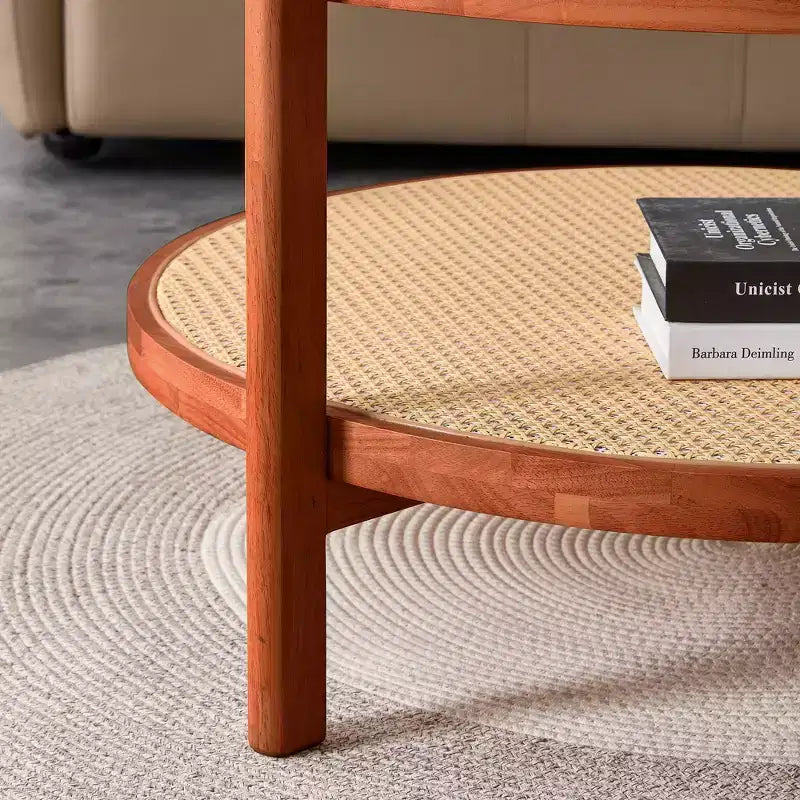 Modern Coffee Table Small Round Coffee Table with Glass Tabletop