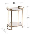 Small Space Bar Table - Gold