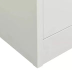 Filing Cabinet Storage Cabinet Locker with Doors and Shelves Steel - Anthracite