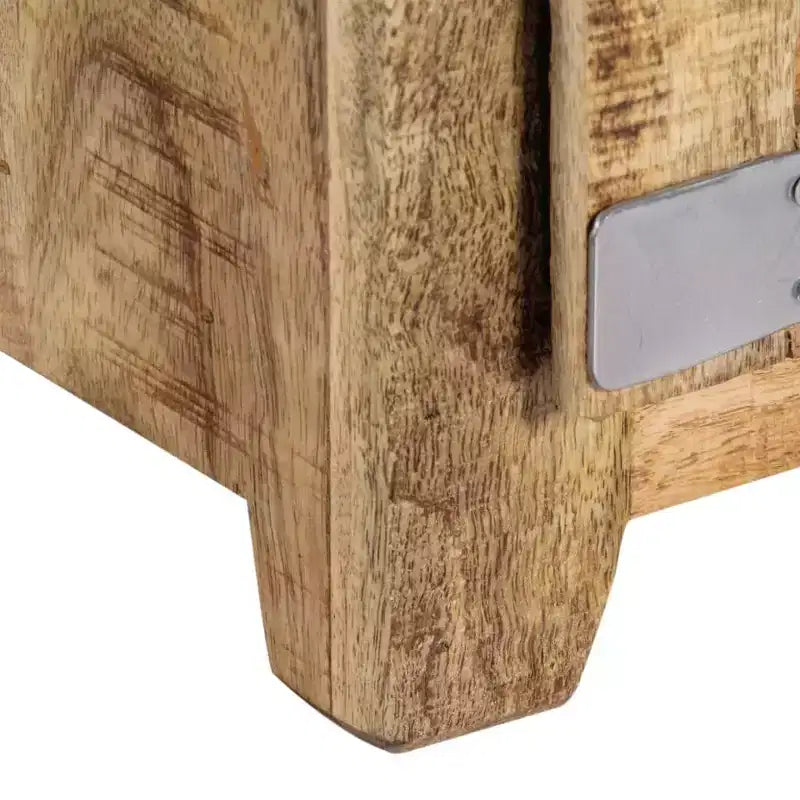 Coffee Table Natural Mango Wood Solid Mango Wood Compact