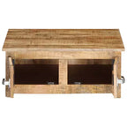 Coffee Table Natural Mango Wood Solid Mango Wood Compact