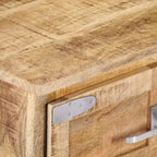Coffee Table Natural Mango Wood Solid Mango Wood Compact