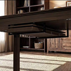 Walnut Multi-Functional Dining Game Table Convertible Table Dining, Office & Board Game Station