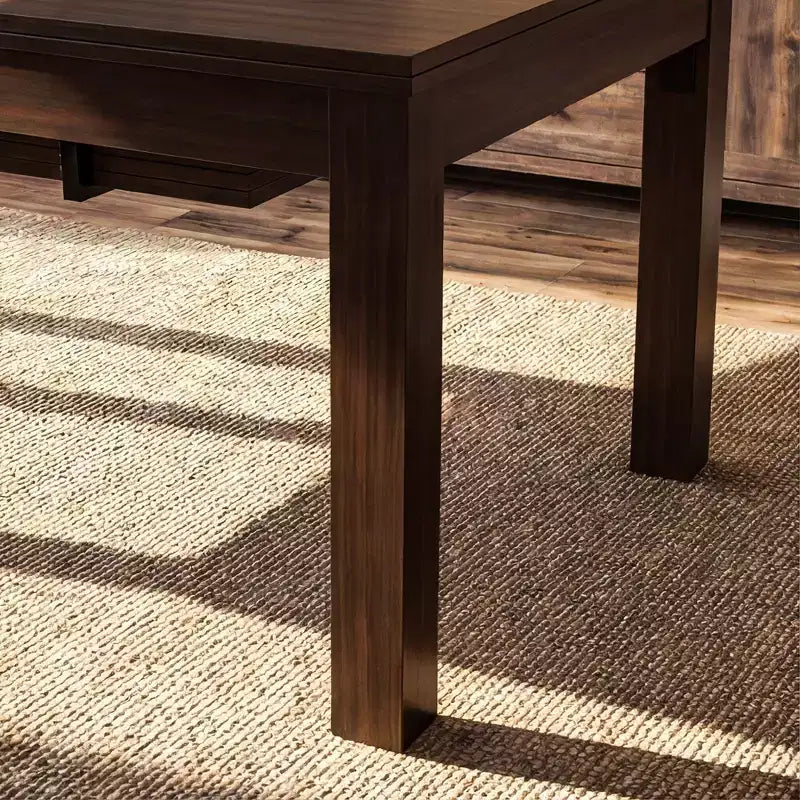 Walnut Multi-Functional Dining Game Table Convertible Table Dining, Office & Board Game Station
