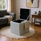 Multi-Functional Storage Ottoman, Cushioned, Home Use