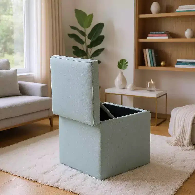 Multi-Functional Storage Ottoman, Cushioned, Home Use