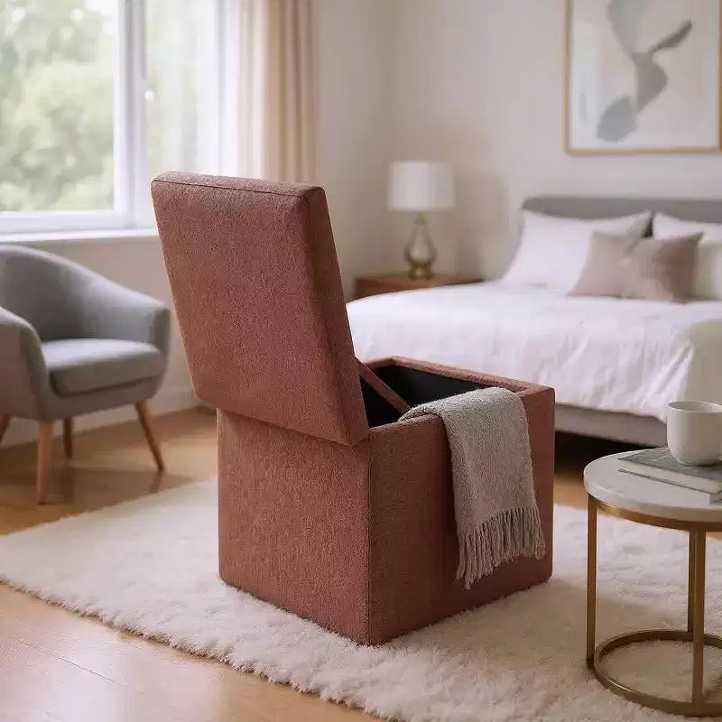 Multi-Functional Storage Ottoman, Cushioned, Home Use