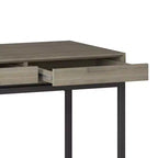 Devlin Mid-Century Solid Wood Writing Desk with Drawers