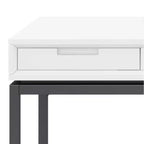 Devlin Mid-Century Solid Wood Writing Desk with Drawers
