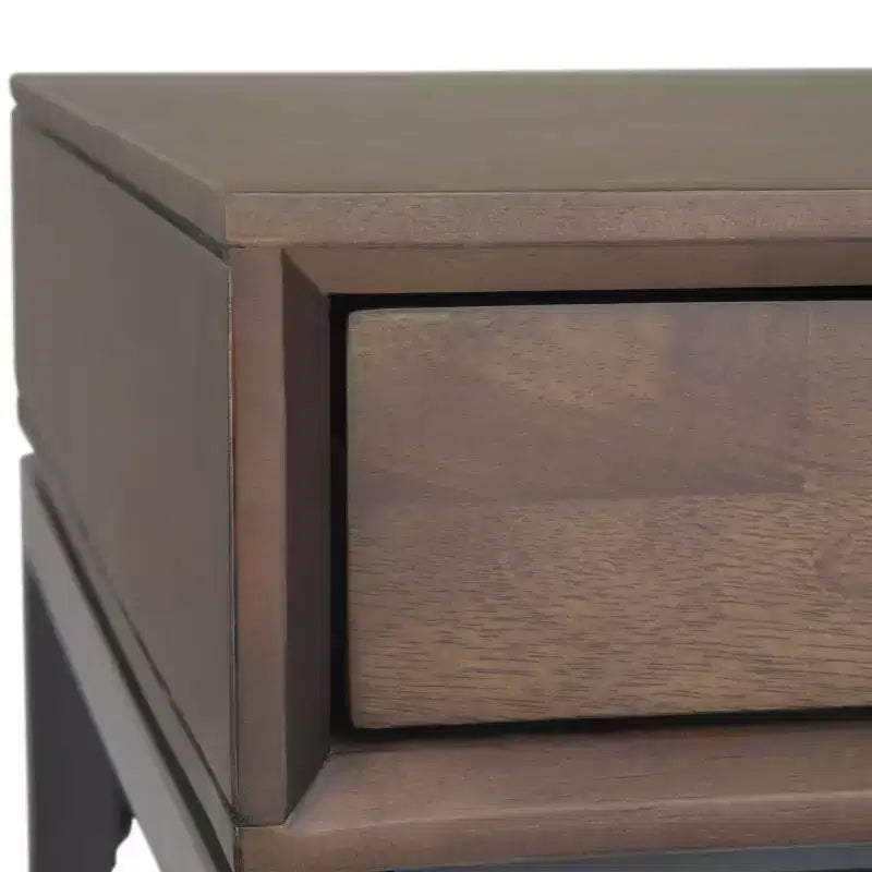 Devlin Mid-Century Schreibtisch aus Massivholz mit Schubladen  