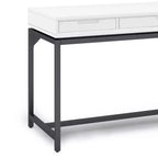 Devlin Mid-Century Solid Wood Writing Desk with Drawers