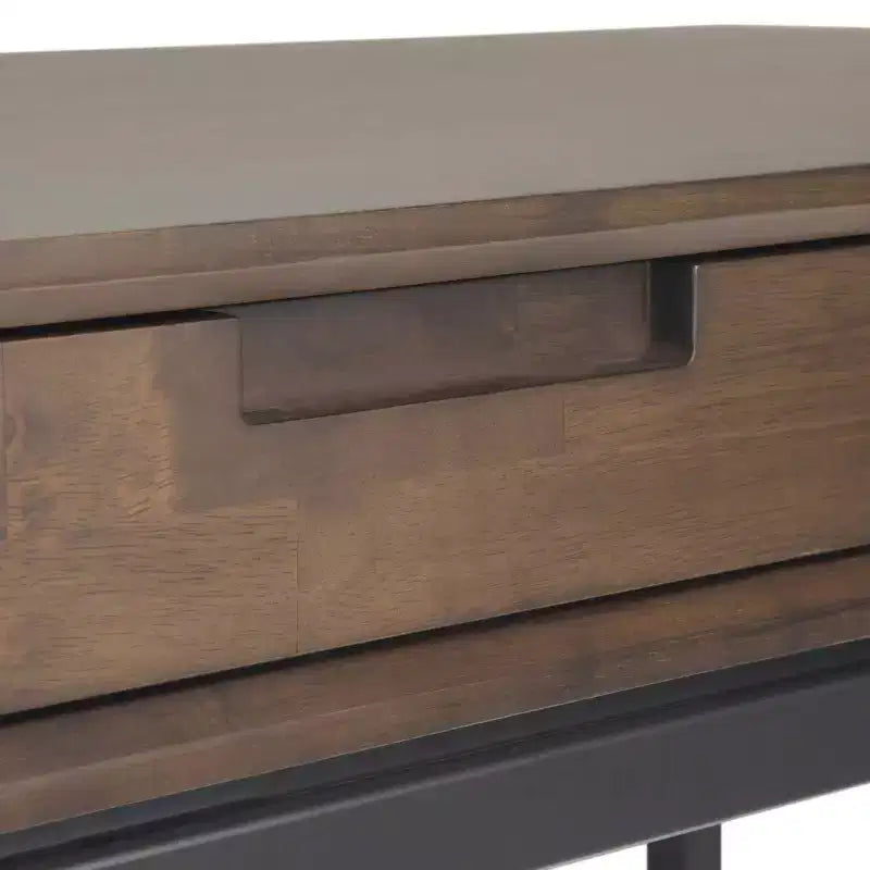 Devlin Mid-Century Schreibtisch aus Massivholz mit Schubladen  