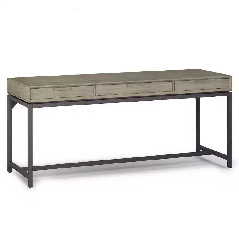 Devlin Mid-Century Schreibtisch aus Massivholz mit Schubladen  